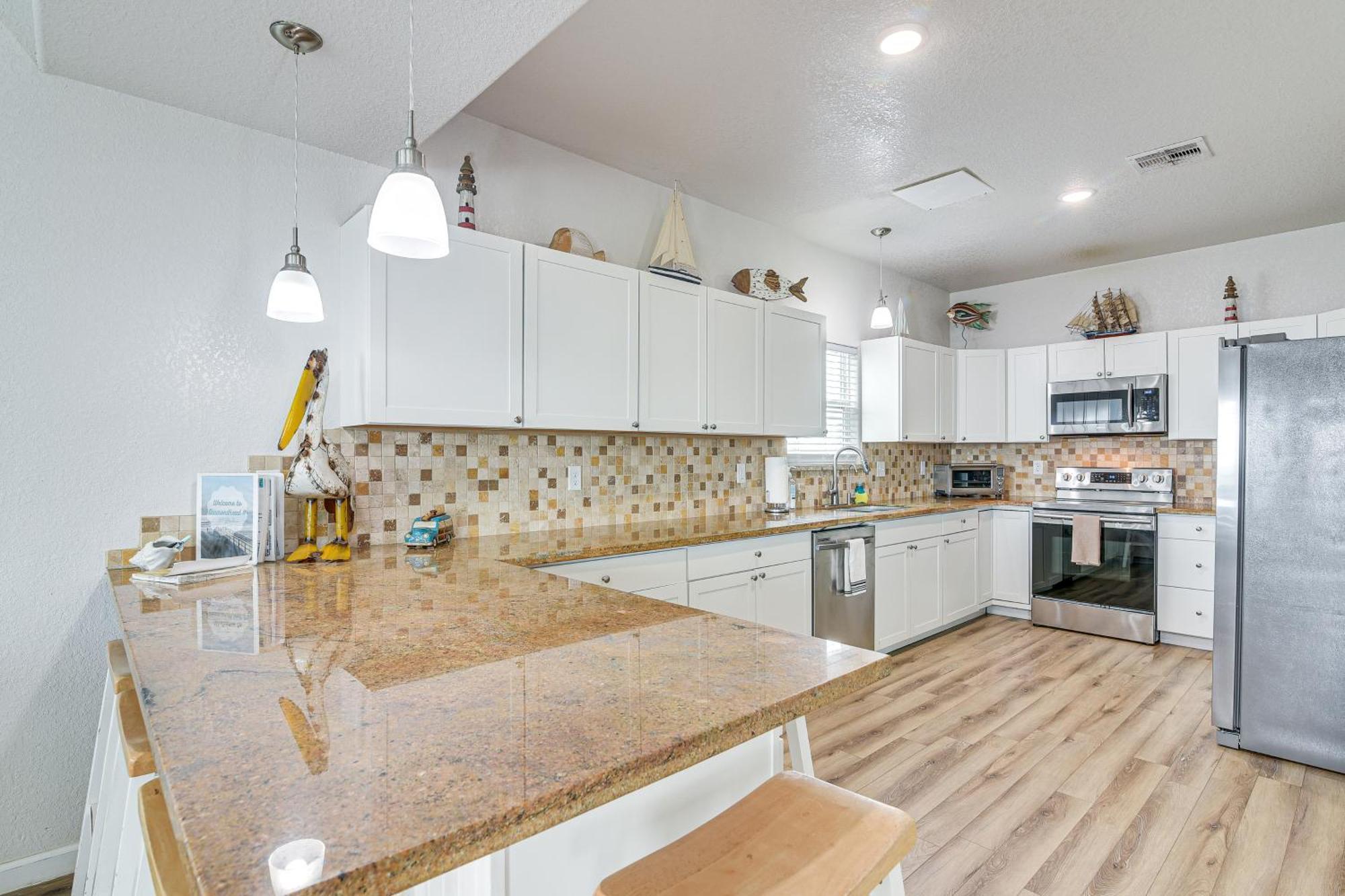 Beachfront Texas Retreat - 2 Decks, Patio And Views! Surfside Beach Exteriér fotografie