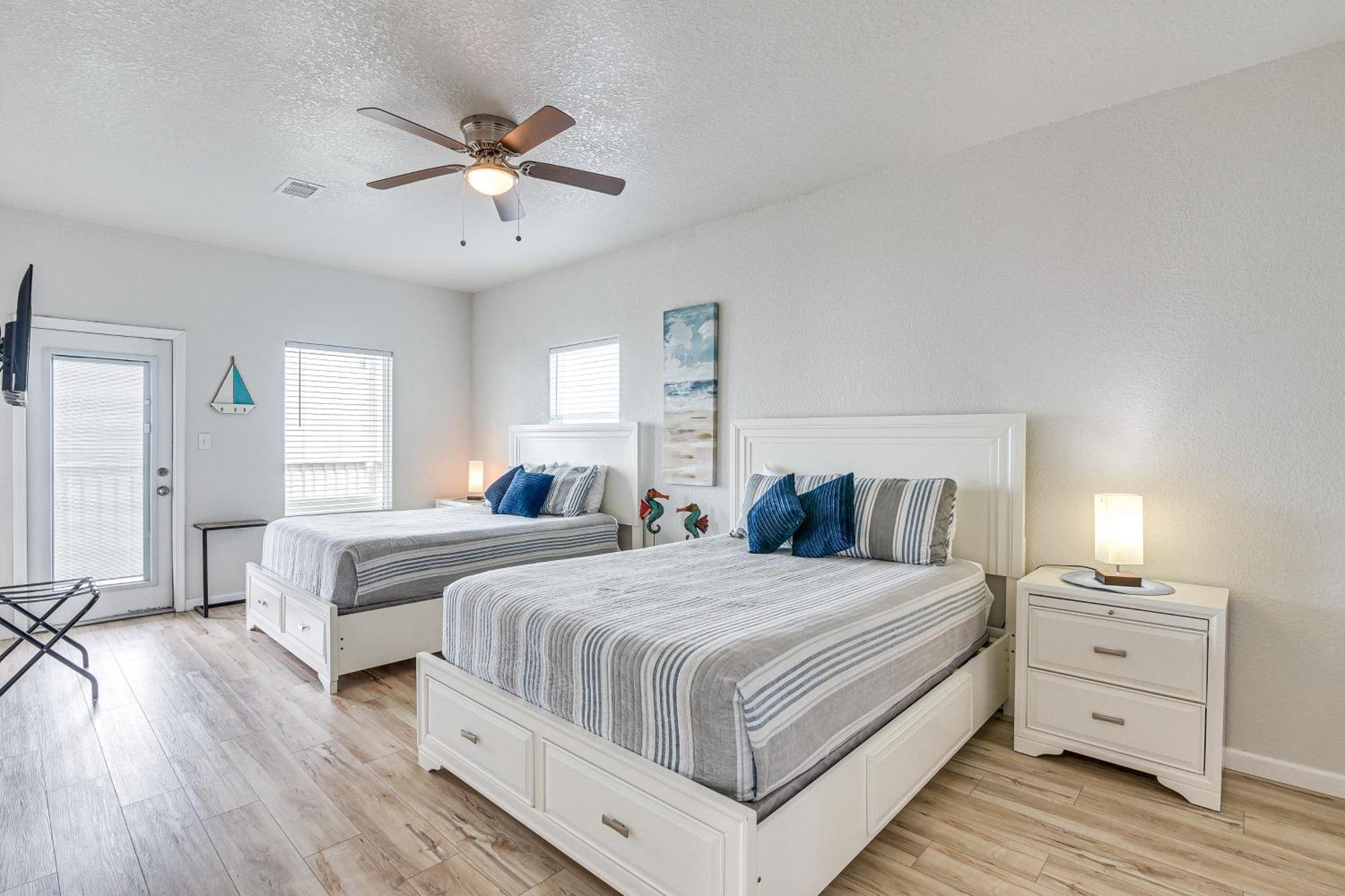 Beachfront Texas Retreat - 2 Decks, Patio And Views! Surfside Beach Exteriér fotografie